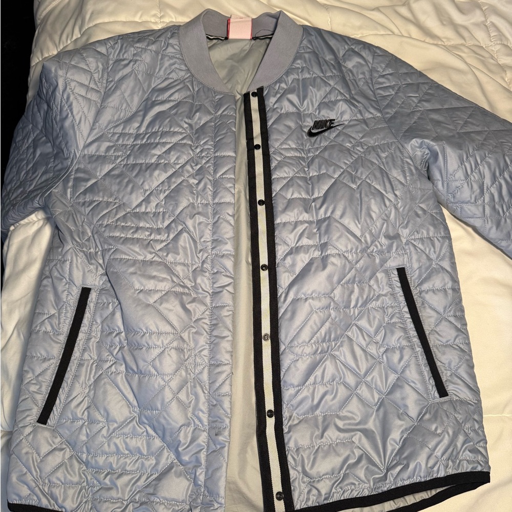 Nike Jacket (silver/blue) - Picture 2 of 4